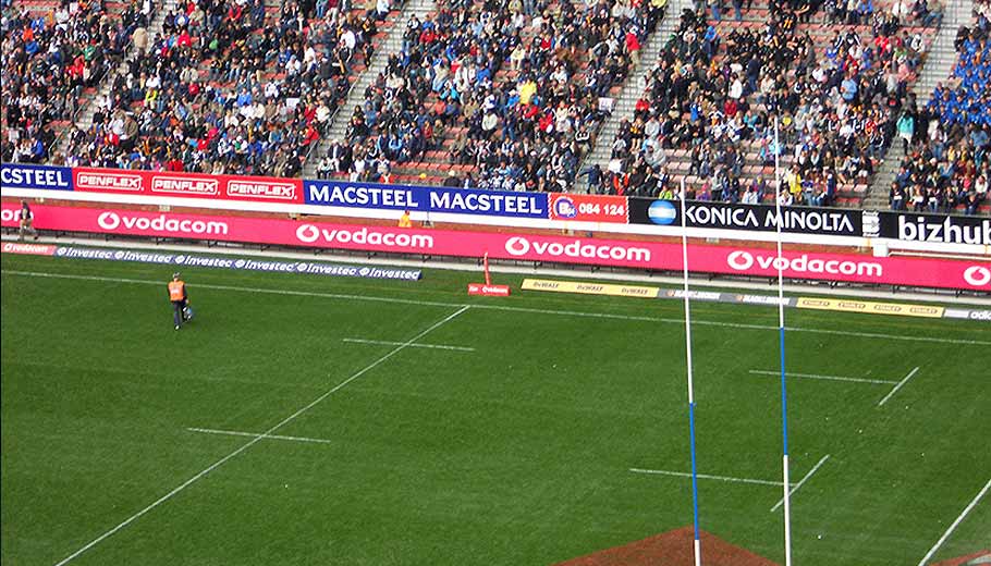 Système d'affichage à LED de sport de périmètre de terrain de football du Cap